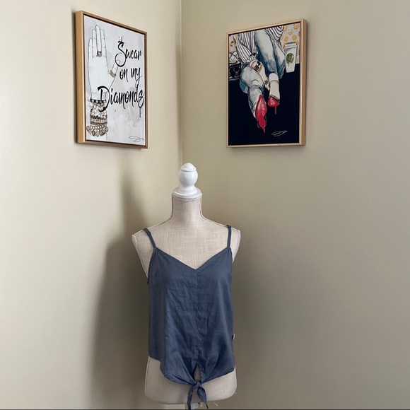 NWT The North Face Hillrose Hemp V-Neck Tank - Picture 2 of 11